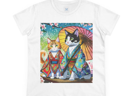 Kimono Kitties Cotton Tee
