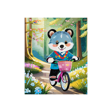 Furry Cyclist Fine Art Posters