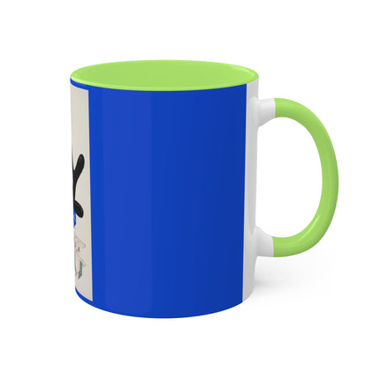 Illustrations of Japanese Toys Pl.009 by Kawasaki Kyosen Colorful Mugs, 11oz