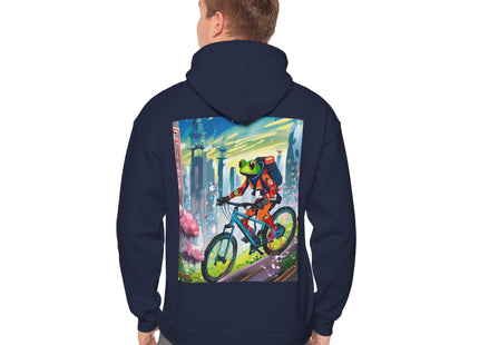 Cyberpunk Frog – Heavy Blend™ Hooded Sweatshirt