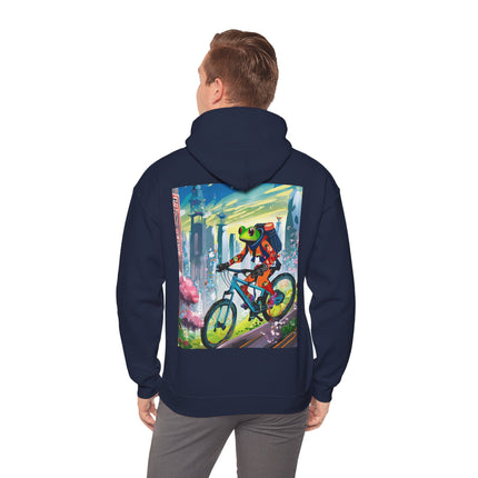 Cyberpunk Frog – Heavy Blend™ Hooded Sweatshirt