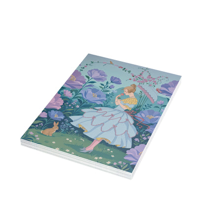 🌸🐇 The Secret Blossom Garden Postcards With Envelopes – Art Deco Spring Whimsy