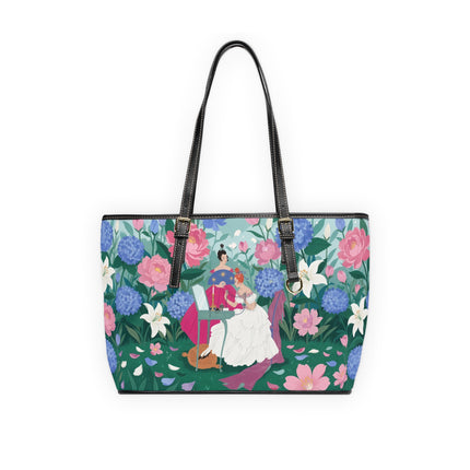 💎🌸 The Lady Of The Jeweled Garden Shoulder Bag – Art Deco Floral Elegance