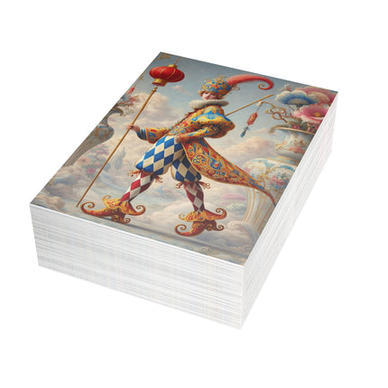 The Ornamental Jester Postcard Bundles (envelopes included) - Bundles of 10, 30, 50 Pieces