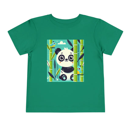 Bamboo Panda Friends Toddler Short Sleeve Tee