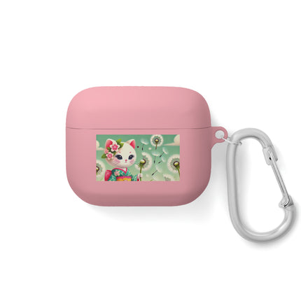 Geisha Kitten and the Dandelion Wish AirPods and AirPods Pro Case