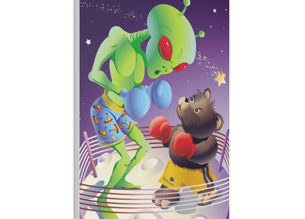 Cosmic Clash Matte Canvas, Stretched, 0.75"