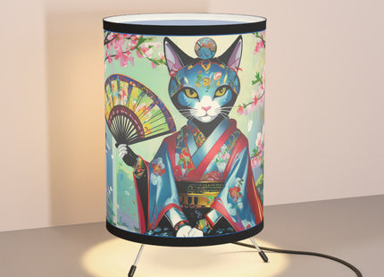 Cyberpunk Geisha Tripod Lamp