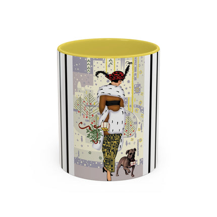 Wrapped in Elegance Colorful Mugs (11oz, 15oz)