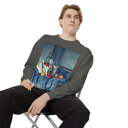 The Peppermint Bottle by Paul Cézanne Unisex Garment-Dyed Sweatshirt