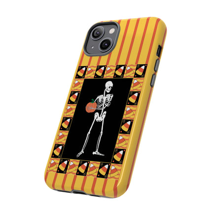 Candy Corn Skeleton Phone Cases