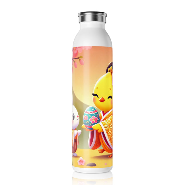 Whimsical Springtime Exchange Slim Water Bottle