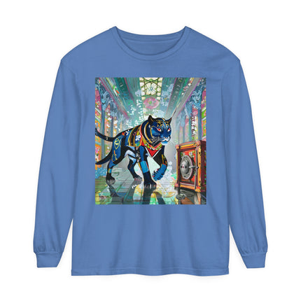 Cyber Panther's Hunt Long Sleeve T-Shirt