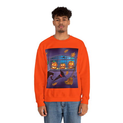 Whimsical Halloween Mischief Unisex Heavy Blend™ Crewneck Sweatshirt