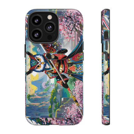 Cyberpunk Samurai Owl Phone Cases