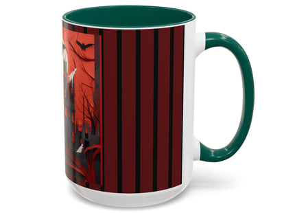 Halloween Night Scene Colorful Mugs (11oz, 15oz)