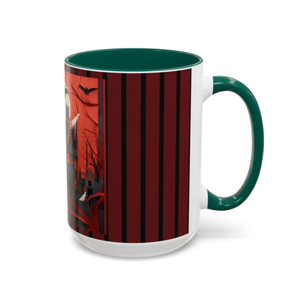 Halloween Night Scene Colorful Mugs (11oz, 15oz)