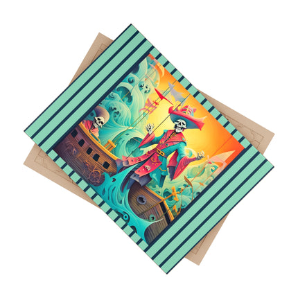 Skeleton Crew of the Misty Seas Ceramic Tile