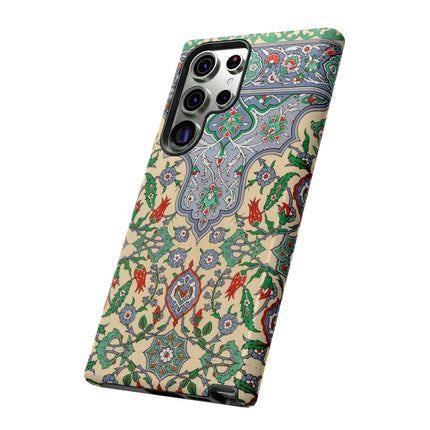 Arabic Art Pattern, Plate by Emile Prisse d’Avennes Phone Cases