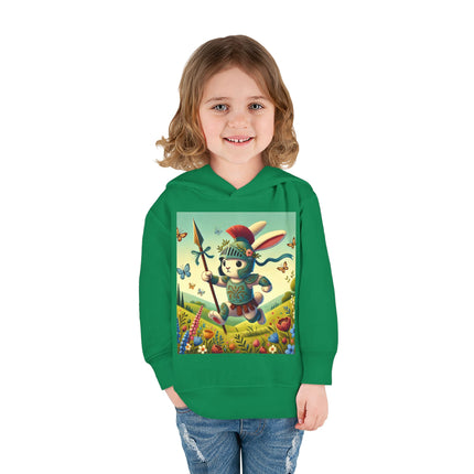 Rabbit Gladiator Toddler Pullover Fleece Hoodie