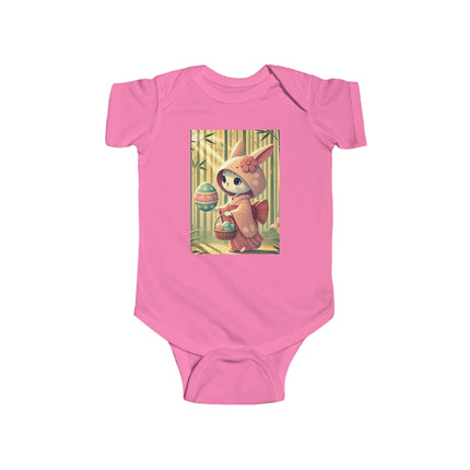 Geisha Kitten’s Easter Stroll Infant Fine Jersey Bodysuit