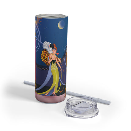 Moonlit Serenade Skinny Matte Tumbler, 20oz