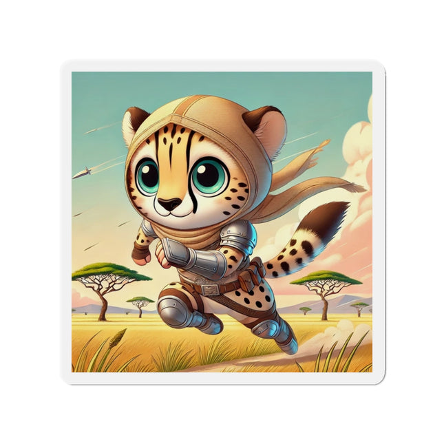 Swift Cheetah Die-Cut Magnets (5 Sizes)
