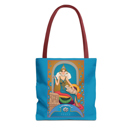 Astrology Gem Series: April & Diamond Tote Bag