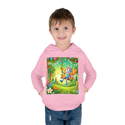 Robot Fairy Toddler Pullover Fleece Hoodie