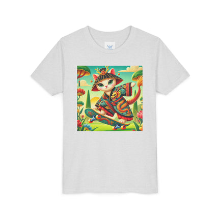 Dragon Dance on Wheels Youth Short Sleeve Tee