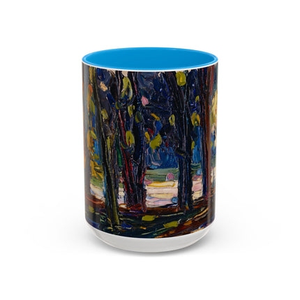 In the Park of St. Cloud by Wassily Kandinsky Colorful Mugs (11oz, 15oz)
