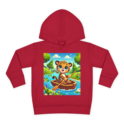 Little Explorer on the River Toddler Pullover Fleece Hoodie