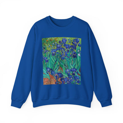 Irises by Vincent Van Gogh Heavy Blend™ Crewneck Sweatshirt