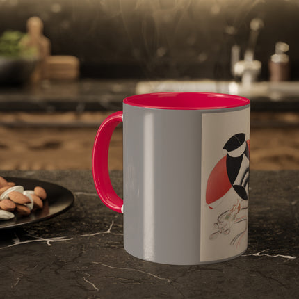 Illustrations of Japanese Toys Pl.056 by Kawasaki Kyosen Colorful Mugs, 11oz