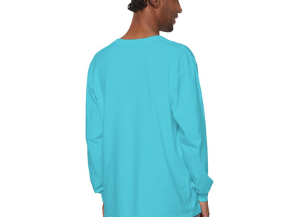 Cyberpunk Leopard Garment-dyed Long Sleeve T-Shirt
