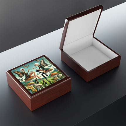 Butterfly Atelier Fairies Jewelry Box – Whimsical Artists in the Meadow