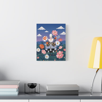 🌸🎀 The Grand Floral Promenade Placemat – Art Deco Fashion Fantasy