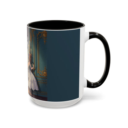 🕯️🎃 The Moonlit Manor Drawing Room Colorful Mug – Elegant Halloween Charm