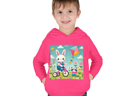 Breezy Meadow Ride Toddler Pullover Fleece Hoodie