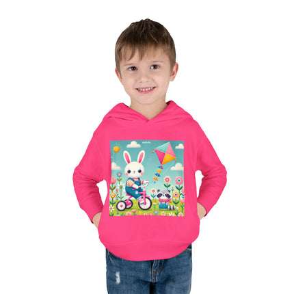 Breezy Meadow Ride Toddler Pullover Fleece Hoodie