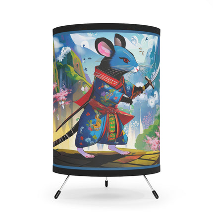 Cyber Samurai Rat Tripod Lamp
