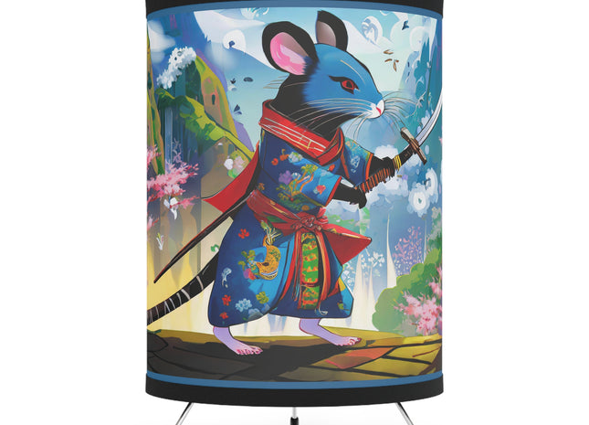 Cyber Samurai Rat Tripod Lamp