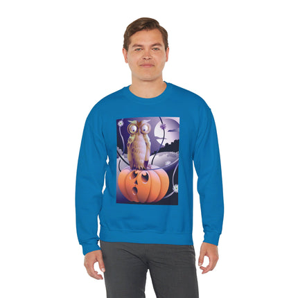 The Startled Pumpkin Unisex Heavy Blend™ Crewneck Sweatshirt