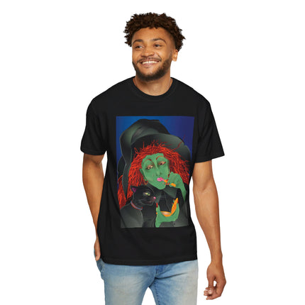 Mirror, Mirror A Witch's Touch Unisex Garment-Dyed T-shirt
