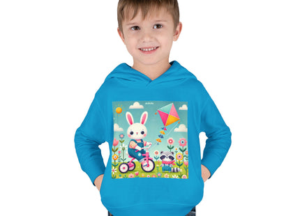 Breezy Meadow Ride Toddler Pullover Fleece Hoodie