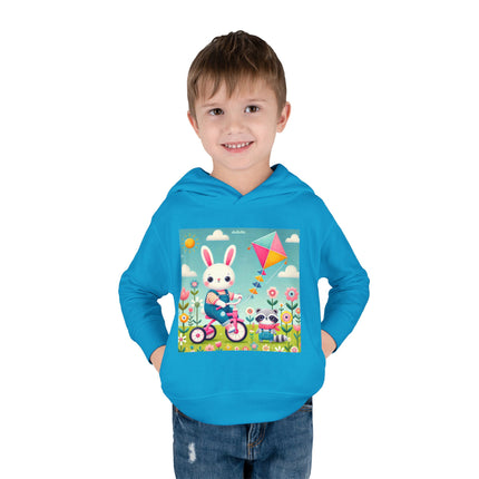 Breezy Meadow Ride Toddler Pullover Fleece Hoodie