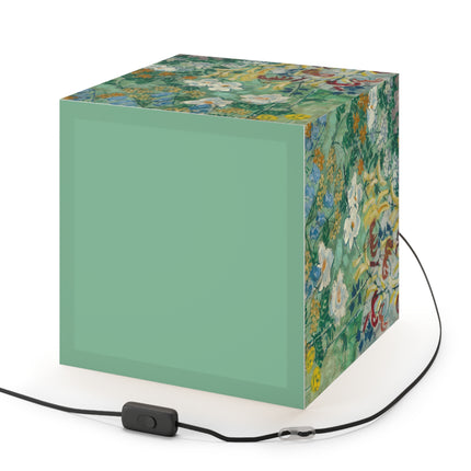 Flowers by August Babberger Light Cube Lamp