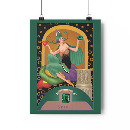 May & Emerald (from the Gem Series) by Sofia Chiostri Giclée Art Print