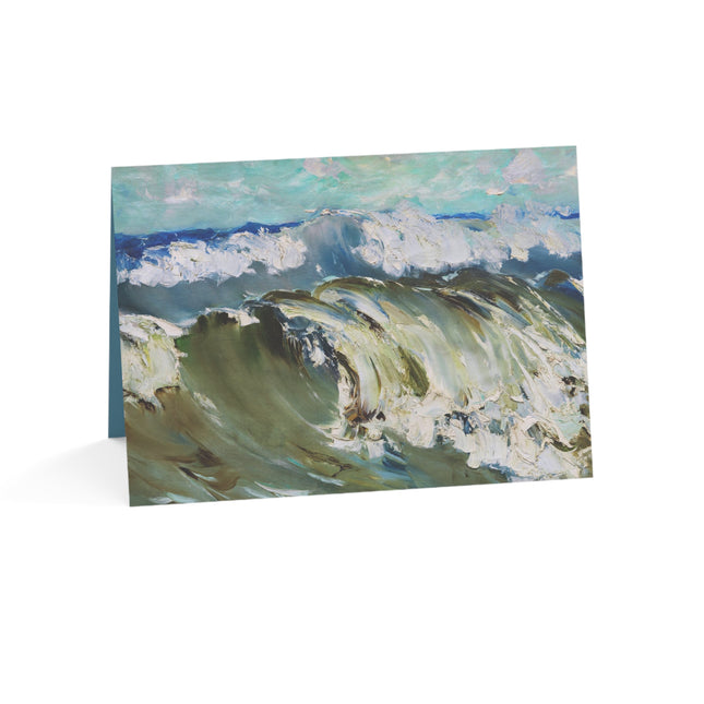 The Wave by Karl Hagemeister Greeting Cards (1, 10, 30, and 50pcs)