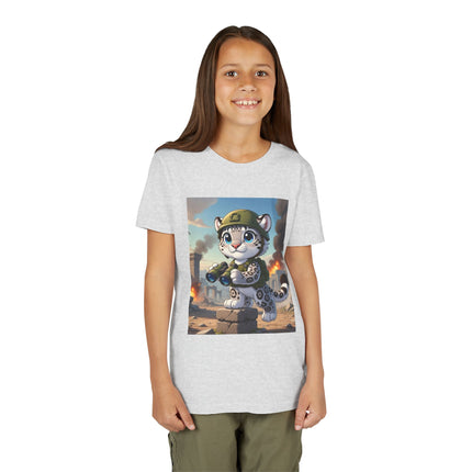 Snow Leopard Lookout Youth Short Sleeve Tee